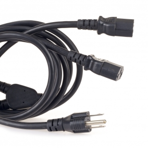 NEMA 5-15P to IEC C13 -125 Volt Y Cable 10 ft